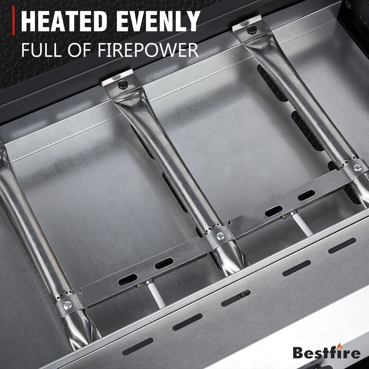 3 Burners Gas Propane Griddle,30000 BTU Outdoor Portable Propane Gas Grill Griddle, Stainless Steel Flat Top Griddle Station for Kitchen, BBQ, Camping Tailgating 23 Inch Flat Top Grill