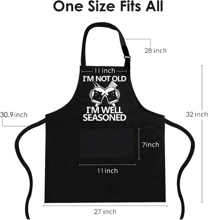 Funny Apron for Men BBQ Grill Cooking Apron