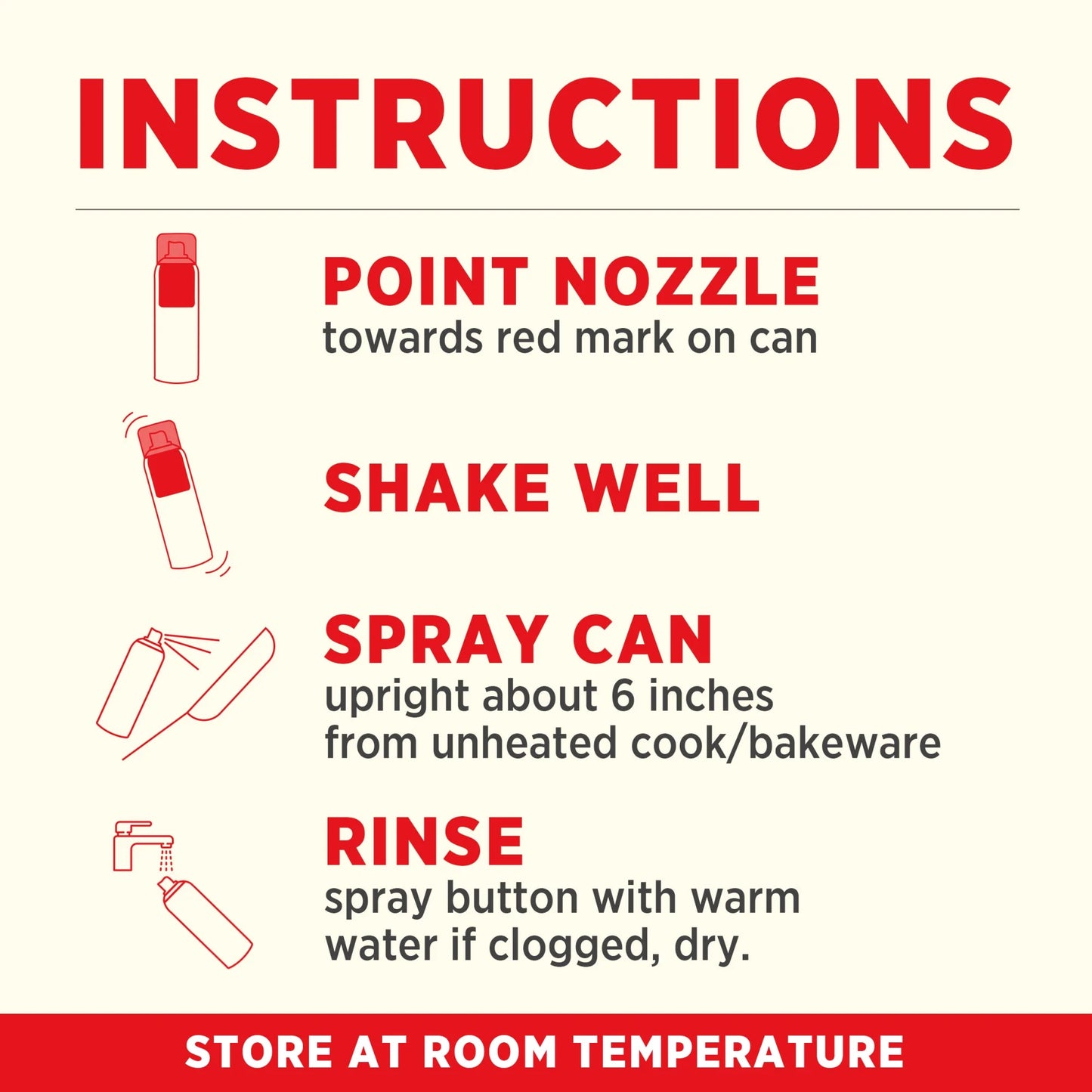 Non-Stick Butter Cooking Spray, 5 Oz.