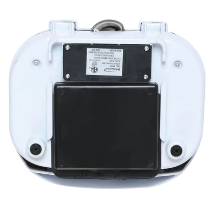 TS-605 Non-Stick 750W Indoor Electric Contact Grill, White