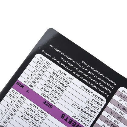 Air Fryer Cheat Sheet Magnetic Air Fryer Cooking Times Chart Magnet Cheat Sheet Set Air Fryer Accessories Cook Book Recipe Card Meat Temp Guide