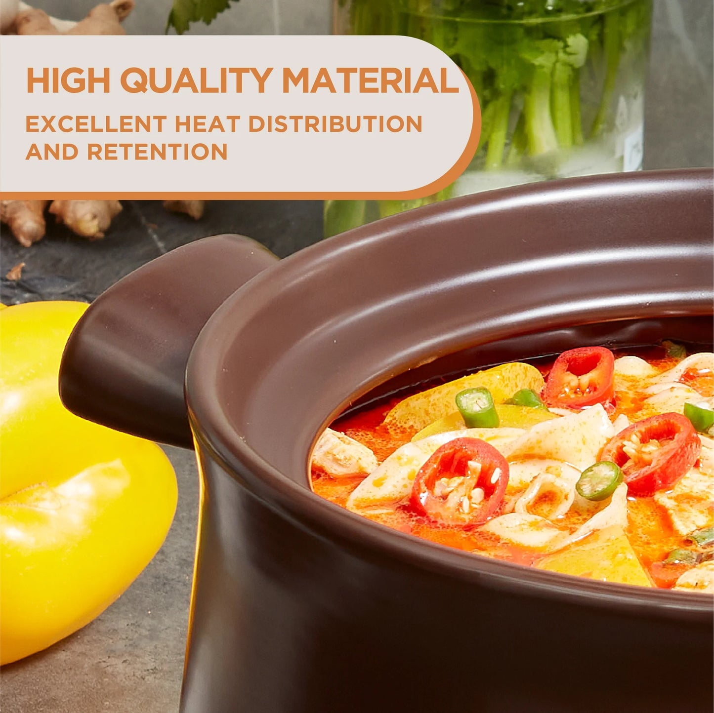 2.5L Pottery Cooking Pot