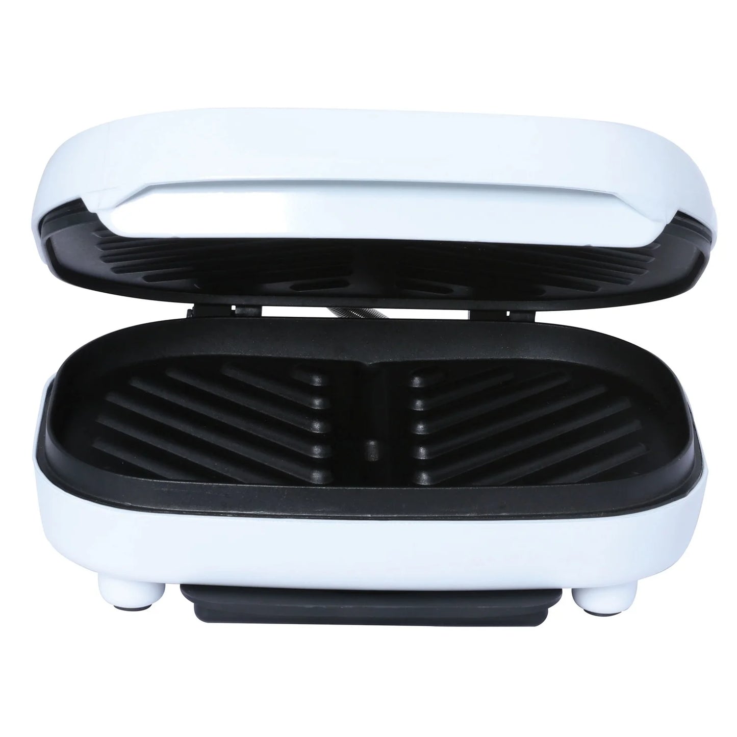 TS-605 Non-Stick 750W Indoor Electric Contact Grill, White