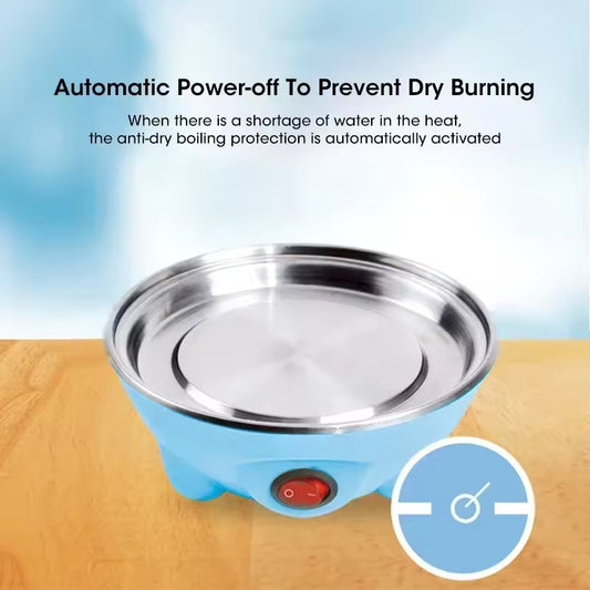 Electric Egg Boiler 7 Eggs Steamer Multifunctional Cooker with Auto Shut Off for Omelet Soft Medium and Hard Boiled Eggs