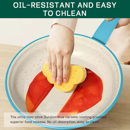 13-Piece Luxury Non-Stick Cookware Set Frying pan, casserole dish, wok, skillet – versatile, stylish, durable, outdoor set