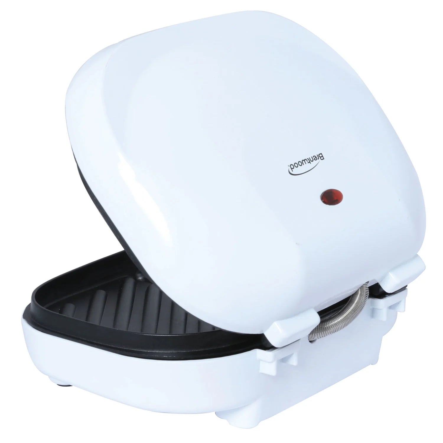 TS-605 Non-Stick 750W Indoor Electric Contact Grill, White