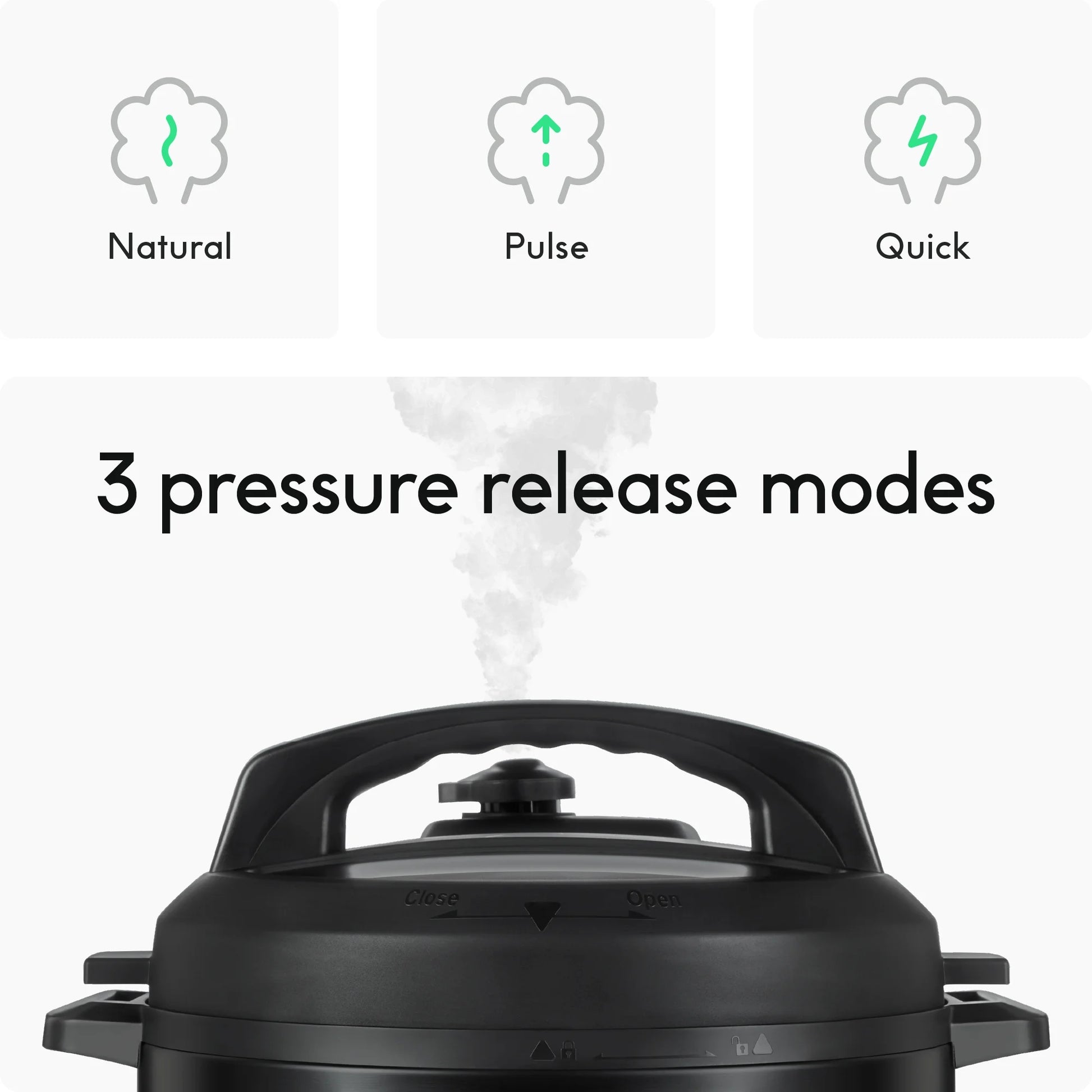 Multi-Function Smart Cooker W/ 10 Functions and Built-In Scale - Black