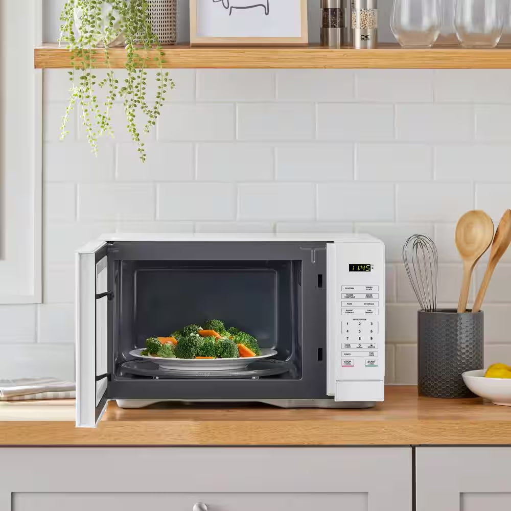 1.1 Cu. Ft. Countertop Microwave Oven in White