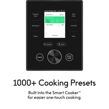Multi-Function Smart Cooker W/ 10 Functions and Built-In Scale - Black