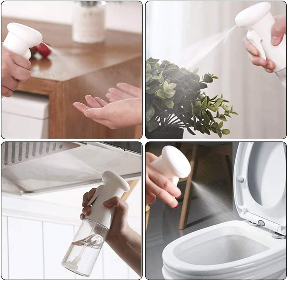 Oil Sprayer for Cooking, 7Oz/210Ml Olive Oil Spray Bottle Dispenser, BBQ Cooking Spray Bottle for Cooking, Baking, Salad, Air Fryer, Roasting (Black)